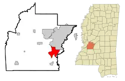 Location of Byram, Mississippi