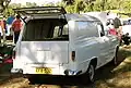 1960 Holden FB panel van (2104), Honey Beige, original windowless.