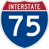 Interstate 75 marker