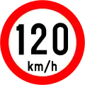 RUS 039Speed Limit (120&nbsp;km/h)