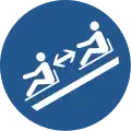M052 — keep a safe distance between sleds (toboggans)