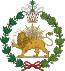 Coat of arms (1907–1925) of Qajar Iran / Qajar Persia