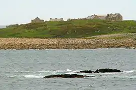 View from a beach near Glassagh