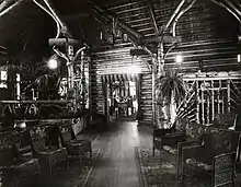 Interior of the Central Lodge in 1923
