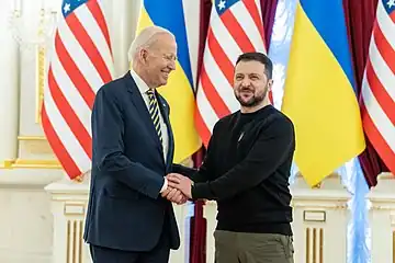 Biden meets with Zelenskyy in 2023