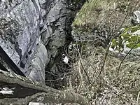 A pit in which Ustaše threw killed Serb civilians from Bileća, a part of the wider Genocide of Serbs