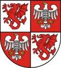 The coat of arms of the Duchy of Warsaw.