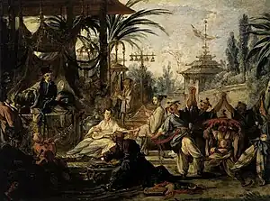 François Boucher, Chinese dance, 1742, oil on canvas, 42 × 65&nbsp;cm.