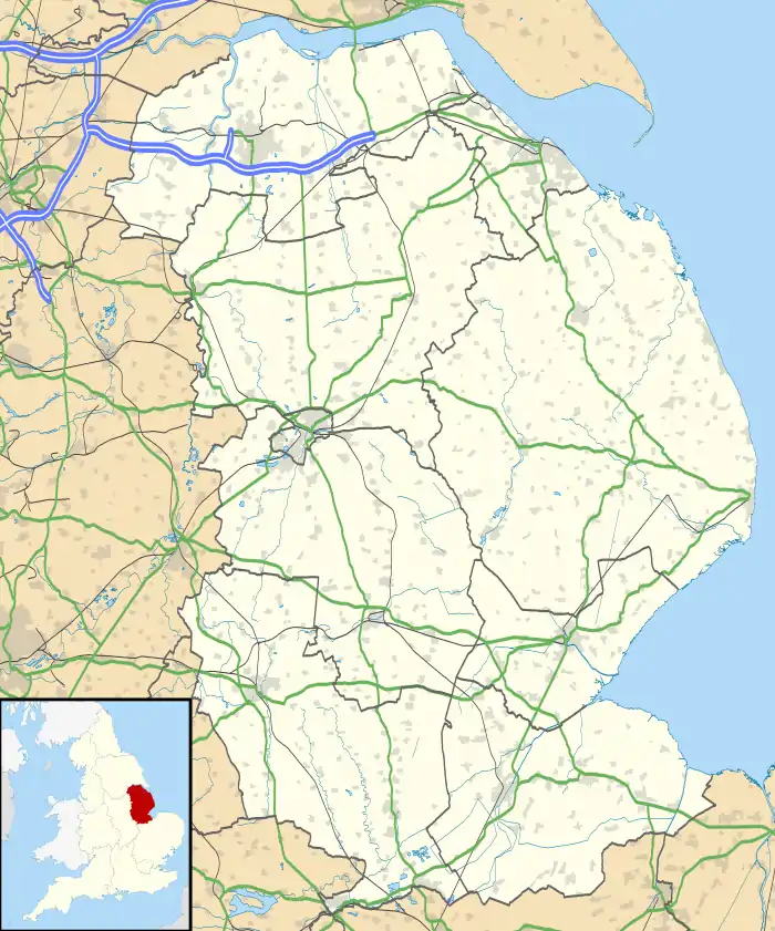 Caenby is located in Lincolnshire