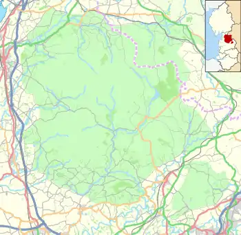 Quernmore is located in the Forest of Bowland