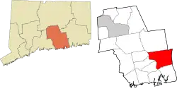 Lyme's location within the Lower Connecticut River Valley Planning Region and the state of Connecticut