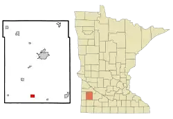 Location of Balaton, Minnesota