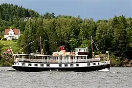 MS &quot;Henrik Ibsen&quot; ved Ulefoss