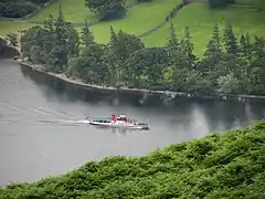 Lady of the Lake at home on her lake