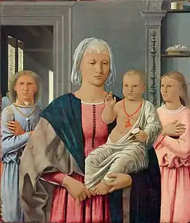 Piero della Francesca Madonna di Senigallia, 61 x 53 cm.