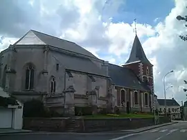 The church in Manneville-la-Goupil