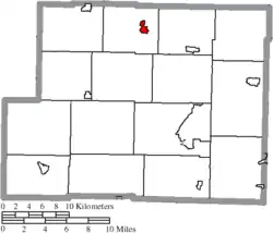 Location of Scio in Harrison County