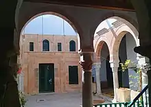 Court of the mausoleum