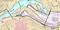 McAlpine Locks and Dam navigation chart (detail) from 2010