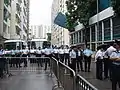 PTU officers on duty during Aug 2007 metalworkers' protests.