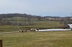 Dairy farm on North Liberty Road in the township's northwest