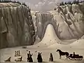 Montmorency Falls in Winter, an 1850 painting by the French-Canadian artist Joseph Légaré.