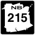 Route 215 marker