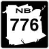 Route 776 marker