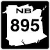 Route 895 marker