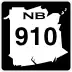 Route 910 marker