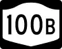 New York State Route 100B marker