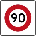 (R1-8.1) 90&nbsp;km/h speed limit