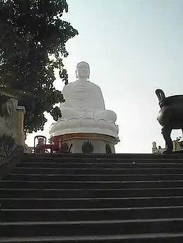Hải Đức Buddha, the 30 ft tall statue built in 1964 at Long Sơn Temple in Nha Trang.