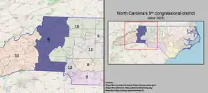 Static map of 2021-3 congressional district
