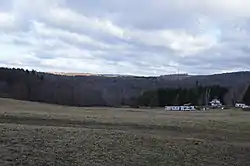 Fields northwest of Reynoldsville
