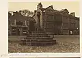 Old hall and stone cross, 1897