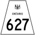 Highway 627 marker