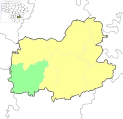 Location of Onuškis Eldership