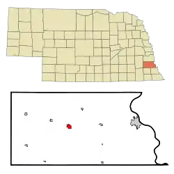 Location of Syracuse, Nebraska