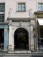 Entrance on the rue Vivienne