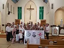 Netcong, St. Michael's Church, Pact of Sister Cities between Cesa in honor of St. Cesario martyr, July 20, 2019
