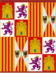 Pennant of the Catholic Monarchs (until 1492)