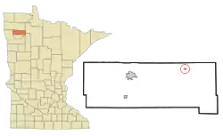 Location of Goodridge, Minnesota