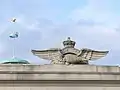 The RAF badge at the Air Forces Memorial