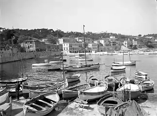 Port : bateaux de pêche à quai, Photo took in Saint-Jean-Cap-Ferrat, France