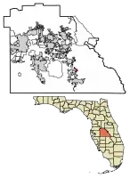Location in Polk County, Florida