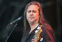 Jackson performing with Queensryche in 2015.