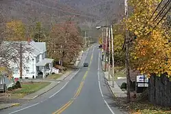 6th Street (PA 913) looking north in Saxton