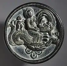 Nereid and a Cherub riding a Sea Monster (Ketos).