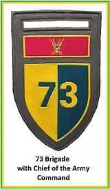 SADF 73 Brigade with Chief of the Army Command Flash